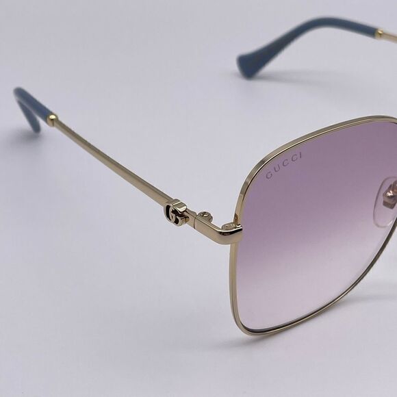 BRAND NEW GUCCI GG1143S 003 Gold/Violet Women Sunglasses main image 8